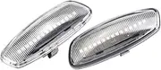 Amber Dynamic Turn Signal Light Side Marker Lamp Blinker For Citroen C4 For Picasso C3 C5 DS4 For Peugeot 308 207 3008 5008(Dynamic Crystal Type)