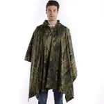 登山雨衣 迷彩雨衣 一件式雨衣 雨衣 輕便雨衣 連身雨衣 登山 軍事風多功能雨披
