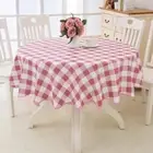 PVC Plastic Table Cloth Waterproof Oilproof Wash Free and Scald Proof Tablecloth