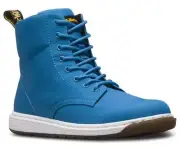 Dr. Martens 8 Hole Boots Malky Mid Blue Canvas 22418416 DOC