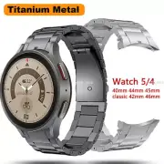 Titanium Band Strap For Samsung Galaxy Watch 4 5 6 7 40/44mm 47mm Watch 5 pro 45