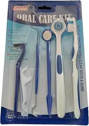 sowsmile 8 PCS/Set Oral Dental Clean Tools Care Tooth Teeth Whitening Oral Hygiene Care Dental Mirror Hook tootbrush Kit