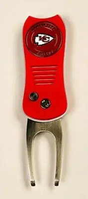 NFL Kansas City Chiefs Switchblade Golf Divot Tool - Red/White