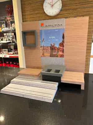Hamilton Watch Display Stand Full Set with Tray, Stands & C-Clips