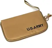 Outdoor Assault Combat Camouflage Pack Tactical Kit Pouch Tactical Clutch Bag - Tan