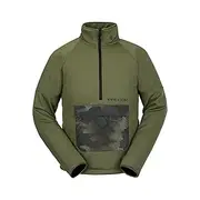 Volcom Men's Tech Fleece Snowboard Ski 1/2 Zip Baselayer