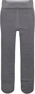 [Camilife] Thermal Tights for Children Girls Thickened Tights Leggings with Foot Knitted Panty Trousers Highly Elastic Super Warm for Autumn Winter 0-15? - Grey Manufacturer Size L, 03 Grau