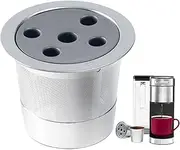 Reusable Coffee Pods | 5 Hole Stainless Steel Coffee Pods - Portable Coffee Pods, Metal Espresso Pods for Cafes, Hotels, Home