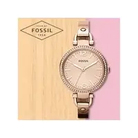 在飛比找PChome商店街優惠-FOSSIL 手錶 專賣店 ES3226 女錶 石英錶 玫瑰