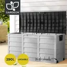 Gardeon Outdoor Storage Box 290L Lockable Organiser Garden Deck Toy Shed