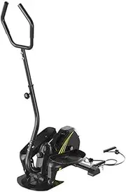 Mini-Stepper Swing Stepper Exercise Stepper Machine with LCD Monitor Stepper Training Equipment with Handle for Aerobic