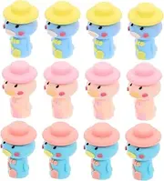 VILLFUL Cute Animal Pen Set Pencil Extender Rod Diy Pencil Accessory Rubber Holder Art Writing Tool for School