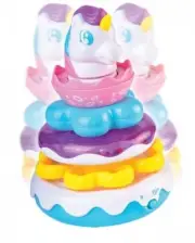 Hap-P-Kid Little Learner Musical Wobbly Unicorn Stacking Rings