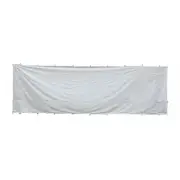 9x20 High Peak Tent Sidewall Solid 16 Oz BlockOut Vinyl With Hook Loop And Clips