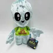 Bark Box Large ARF Alien Retriever Friend Plush Dog Toy Crinkle Disc Squeaker