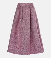 [Dries Van Noten] Dries Van Noten Soni pleated midi skirt AU 10 pink