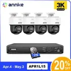 ANNKE 5MP 8CH NVR PoE Security Camera System Two Way Audio Panoramic Color Night