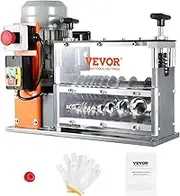 VEVOR Automatic Wire Stripping Machine, Φ1.5-40 mm Electric Motorized Cable Stripper, 750 W, 98 ft/min Wire Peeler with Visible Stripping Depth Reference, 10 Channels for Scrap Copper Recycling