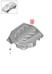 Genuine PORSCHE Macan 95B Engine Cover 95B103925D (for: Porsche)