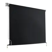 NNEDSZ Retractable Straight Drop Roll Down Awning Garden Patio Screen 3.0X2.5M