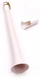 ERINGOGO Portable Pocket Saxophone Mini Woodwind Instrument White for Musicians The Melodies Anywhere with This Lightweight Little Saxophone