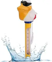 Pool Thermometer Temperature Gauge Cartoon Duck Shape with String for Swimming Pool Spa Hot Tub Pond Style2 Spring Gardening Tool