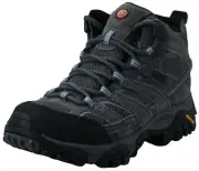 Merrell Women's Moab 2 Mid Waterproof, Granite, 6 M