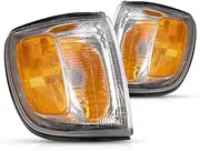 For 1999-2002 Toyota 4RUNNER Pair Park/Clearance Lights Driver and Passenger Side Includes marker lamp TO2520157 TO2521157 | 81620-35340 81610-35330
