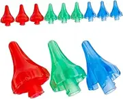 DECORNIJIA 12pcs Ear Washer Tips Cleaning Tools Reusable Ear Nozzles Portable and Easy to Use Washer Tip for Home and Travel