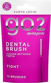 GO2 Dentagenie Dental Brush TIGHT (Pink) 12pk