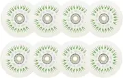 Flashing Inline Skate Wheels, 8 Pack Led Light Skate Replacement PU Wheel, 90A Inline Roller, for Kids & Teens Skates