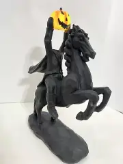 Spooky Night Sleepy Hollow 18" Headless Horseman LED Pumpkin Halloween Decor