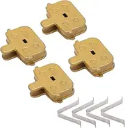 Bike Brake Pads, Copper Metal Disc Pads, Low Wear & Noise Brake Pads for Mountain Bike, Electric Driving, Compatible with M355 M446