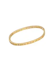 Creative Fashion Hollow Roman Numerals Shiny Bracelet Female Rose Gold Bracelet Bracelet-2 - Gold