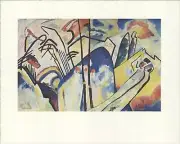 WASSILY KANDINSKY Composition 4 15.75" x 19.75" Offset Lithograph 1990 Expressio