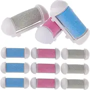 ASAKKURA Replacement Roller Set for Foot Scraper 12pcs Electric Foot File Tools Heads