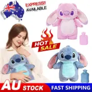 500ML Stitch Hot Water Bottle Soft Winter Plush Warm Hand Bag Home Water FilliES