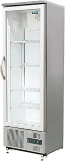 Polar G-Series Stainless Steel Single Door Upright Back Bar Fridge, 307 Liter Capacity, Silver