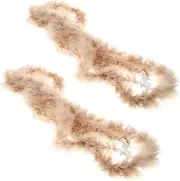 [SHERCHPRY] 4 Pcs Turkey Tops boa for adults xmas party decoration black boa white boa scarves for women Clothes