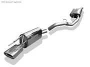 Complete System from Cat Vauxhall Calibra A Turbo 135x80mm Flat Oval Rolled Edge