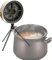 Portable Range Hood, Portable Range Hood for Cooking - Portable Tabletop Range Hood Tabletop Detachable Ventilator Range Hood - USB Kitchen Utensil Purifier for 3 Speed Pot & BBQ