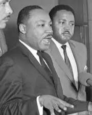 1967 MARTIN LUTHER KING JR at Church Glossy 8x10 Photo Pastor and Activist Print