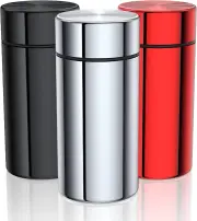 Portable Aluminum Storage Jar 3-Pack,Airtight Smell Proof Container, Metal Water