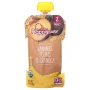 Organic Clearly Crafted Bananas Plums & Granola 4 Oz(Case Of 16)