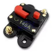 140 Amp In-Line Circuit Breaker Solar/Audio/Car/RV 140A/140AMP Fuse 12V/24V DC