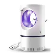 USB Electric Mosquito Killer Lamp LED Light Effective Physical Insect Trap Silent Operation Ideal for Bedroom Office Out
