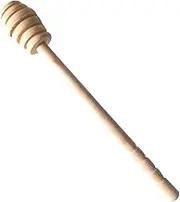 Wooden Honey Stir Bar Jar Mixing Spoon Wood Dipper Long Handle Honey Stirring Stick Kitchen Tool