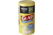 Glad Wavetop Tie Bin Bag Medium 34 Pack