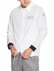 NWT Under Armour Baseline Coaches Jacket White Mens Size Large