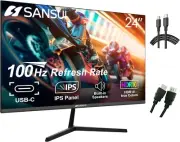 SANSUI 24" IPS Display Gaming Monitor 100Hz FreeSync HDR10 Speakers ES-24x3